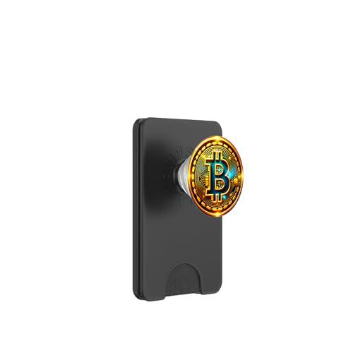 BITCOIN BTC CRYPTOMONEDAS SATOSHI PopSockets PopWallet para MagSafe