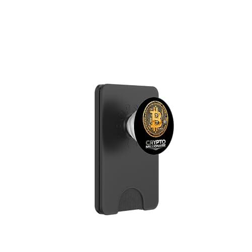 Bitcoin BTC Crypto Millonario HODL PopSockets PopWallet para MagSafe