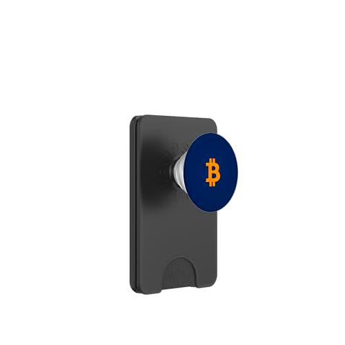 Cadena de bloques criptográfica de Bitcoin PopSockets PopWallet para MagSafe