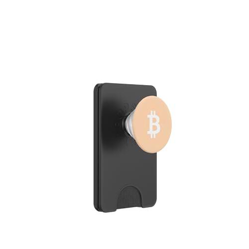 Entusiasta de la moneda digital Bitcoin Crypto PopSockets PopWallet para MagSafe