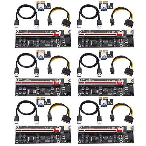 MZHOU PCI-E Riser 1X to 16X Riser Card - V009S-PLUS Tarjeta de Expansión