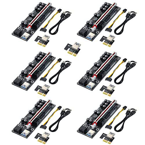 BEYIMEI PCIE Riser 1x a 16x GPU Riser Board, V011-PRO Tarjeta de Expansión