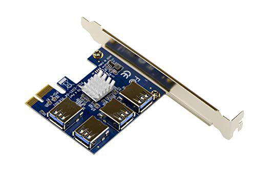 Kalea Informatique - Tarjeta de replicación PCIe 1 x A 4 puertos por Liaisons USB3