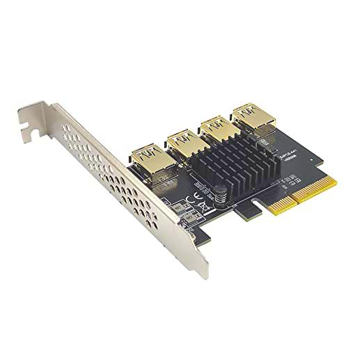 LeHang PCI-E 4X a 4 PCI-Express 16X Slots Riser Card