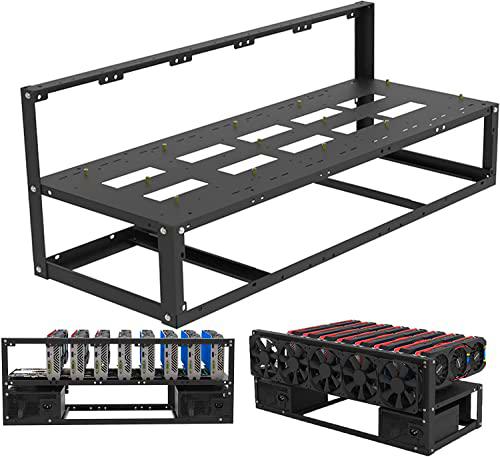 Mining Rig Frame Open Air for BTC-S37/B75/B85 - Kit de minería de 8 GPU Mining para ETH/ETC/ZEC