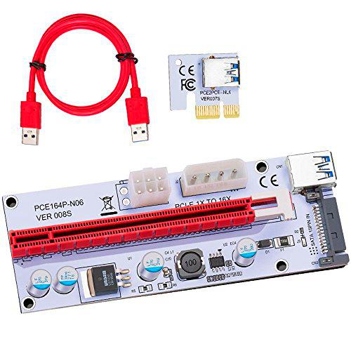 Bopfimer PCI Express - Tarjeta base (PCI-E de 1 a 16 aumentos