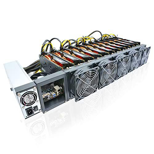 AXOTEN Mining Rig Frame con Minería Placa Base CPU SSD RAM Mining Rig Main Board