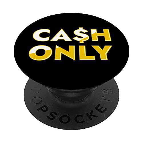 Solo efectivo Cash Only PopSockets PopGrip Intercambiable