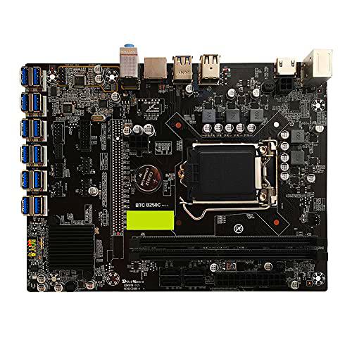 Bitcoin Minería Rig Accesorios B250c Btc Pci Express Ddr4 Ordenador Minería Placa Base Para Lga1151 Gen6/7