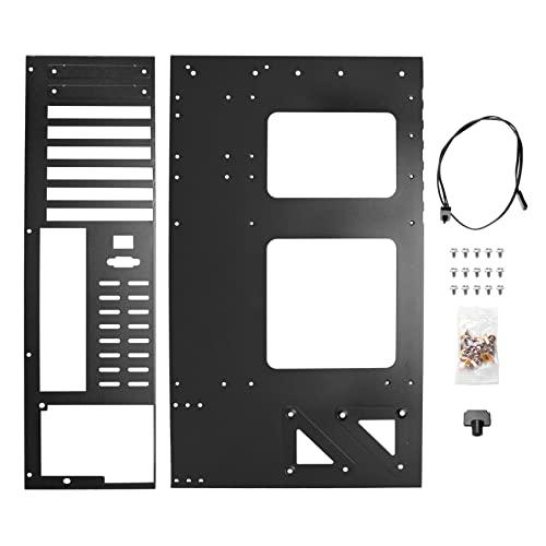 Kopinma Marco de minería Minería ETH Soporte de placa base engrosada Soporte de plataforma de minería ITX/Mini ATX para 8 GPU (ATX)